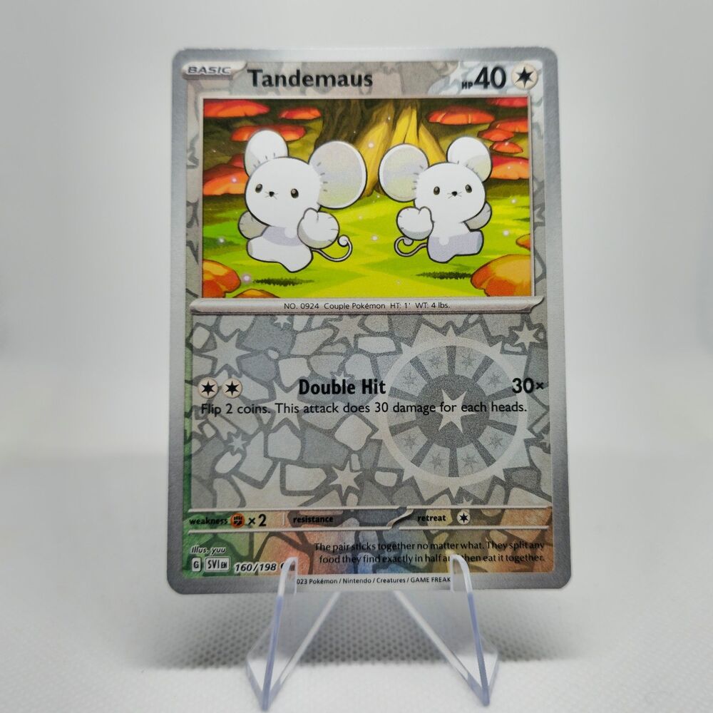 Tandemaus [Reverse Holo] #160 Pokemon Scarlet & Violet